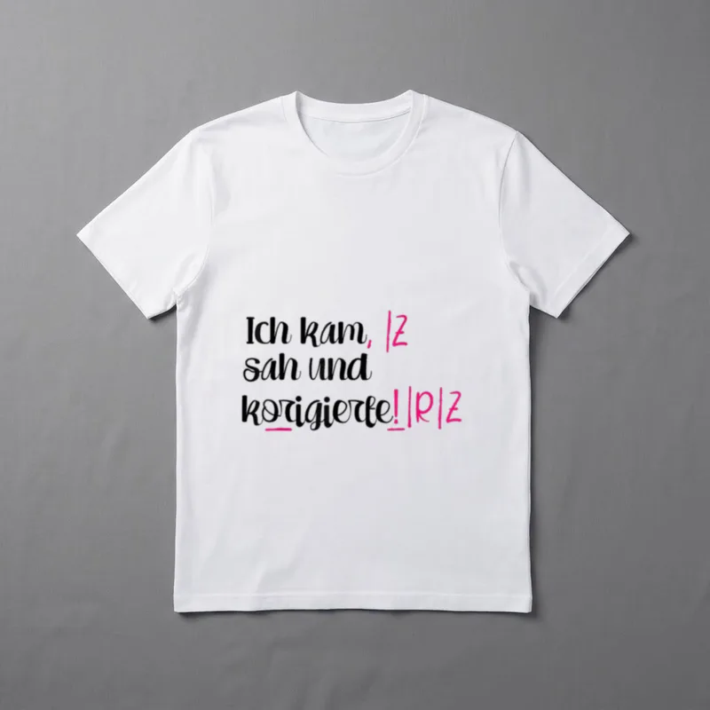 Lehrer Lehrerin Spruch Schule T-Shirt – Klassisches T-Shirt in Schwarz