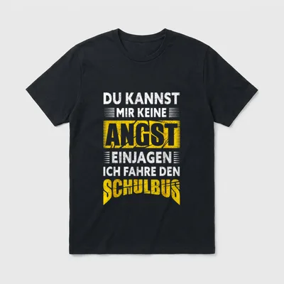 Busfahrer Spruch Lustig Bus T-Shirt – Klassisches T-Shirt in Schwarz