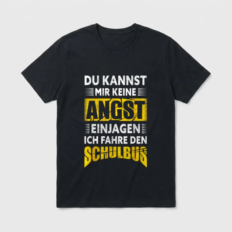 Busfahrer Spruch Lustig Bus T-Shirt – Klassisches T-Shirt in Schwarz