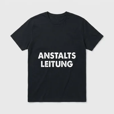 Spaßige Outfits Anstaltsleitung Lustige T-Shirt – Klassisches T-Shirt in Schwarz