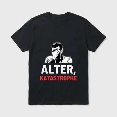 Alter Katastrophe Katastrophal Lustig T-Shirt – Klassisches T-Shirt in Schwarz