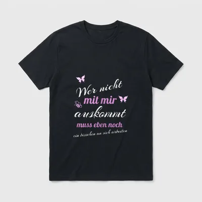 Frauen Sprüche Selbstliebe Brand T-Shirt – Klassisches T-Shirt in Schwarz