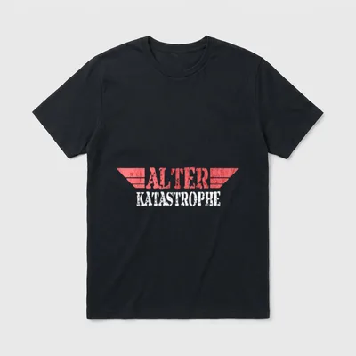 Alter KATASTROPHE lustiger Spruch Lustige Sprüche T-Shirt – Klassisches T-Shirt in Schwarz