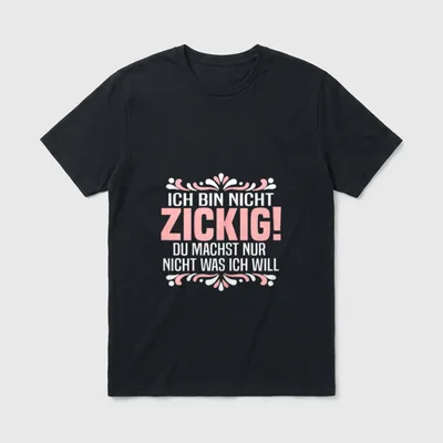 Zicken Frauen Deko & T-Shirt – Klassisches T-Shirt in Schwarz