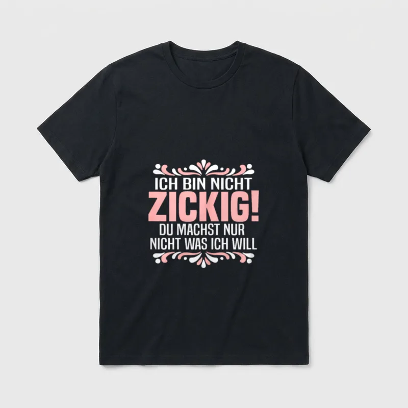Zicken Frauen Deko & T-Shirt – Klassisches T-Shirt in Schwarz