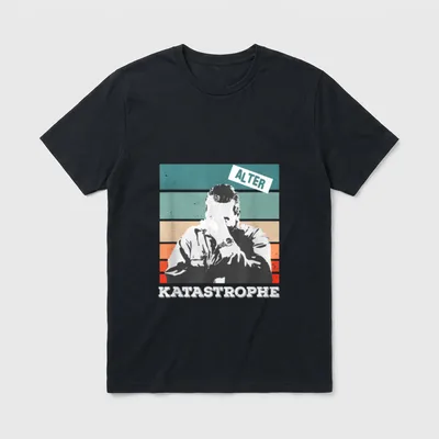 Retro Vintage Lustiger Spruch T-Shirt – Klassisches T-Shirt in Schwarz