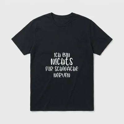 Ich Bin Nichts Lustige Sprüche T-Shirt – Klassisches T-Shirt in Schwarz