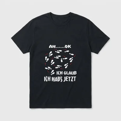 Tänzer Tanz Sprüche Design T-Shirt – Klassisches T-Shirt in Schwarz