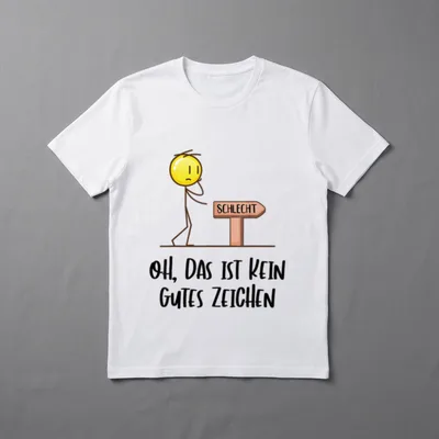 witzige Sprüche lustig cool T-Shirt – Klassisches T-Shirt in Schwarz