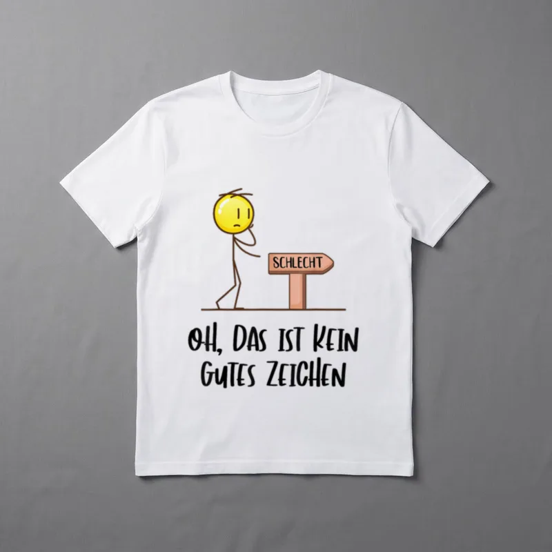witzige Sprüche lustig cool T-Shirt – Klassisches T-Shirt in Schwarz