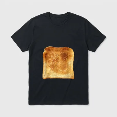 Eine Scheibe getoastetes Toast T-Shirt – Klassisches T-Shirt in Schwarz
