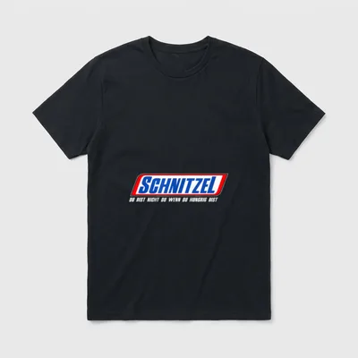 Wiener Schnitzelfächer Lustiger Spruch T-Shirt – Klassisches T-Shirt in Schwarz