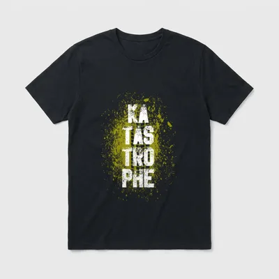 Katastrophe Fan witziger Spruch T-Shirt – Klassisches T-Shirt in Schwarz