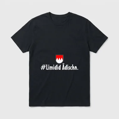 Limidid Aedian Franke Fränkisches T-Shirt – Klassisches T-Shirt in Schwarz