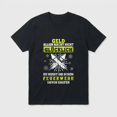 Lustiges Pyrotechniker Pyro Technik T-Shirt – Klassisches T-Shirt in Schwarz