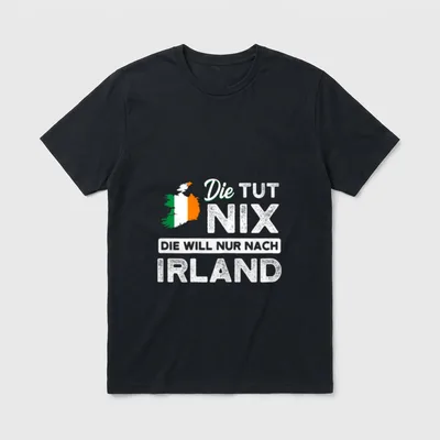 Irland Reise Urlaub Spruch T-Shirt – Klassisches T-Shirt in Schwarz