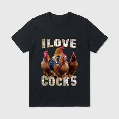 Ich Liebe Schwänze lustige T-Shirt – Klassisches T-Shirt in Schwarz