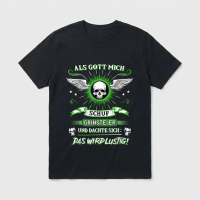 Humorvolle Aussage T-Shirt – Klassisches T-Shirt in Schwarz