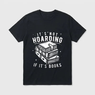Lustiger Bücherwurm Lesen Bücher T-Shirt – Klassisches T-Shirt in Schwarz