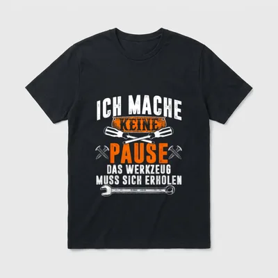 Lustige Ich Mache Keine T-Shirt – Klassisches T-Shirt in Schwarz