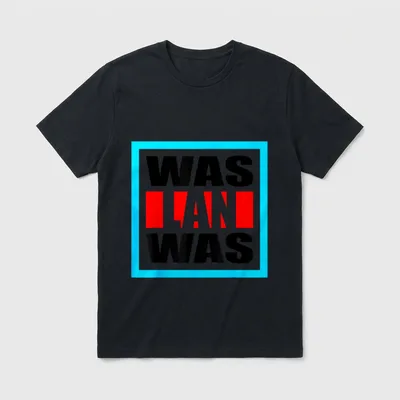 Was Lan Was. lustiger T-Shirt – Klassisches T-Shirt in Schwarz