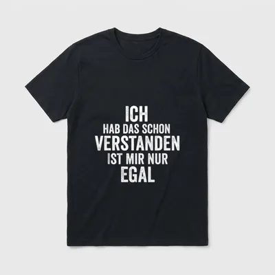 Ich Hab T-Shirt – Klassisches T-Shirt in Schwarz