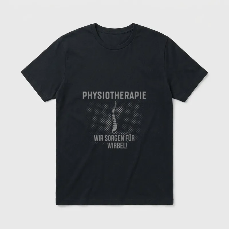 Lustiges Physiotherapeut Physio Physiotherapie T-Shirt – Klassisches T-Shirt in Schwarz