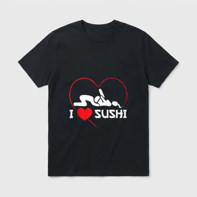 Funny Humor Erwachsene Cunnilingus T-Shirt – Klassisches T-Shirt in Schwarz
