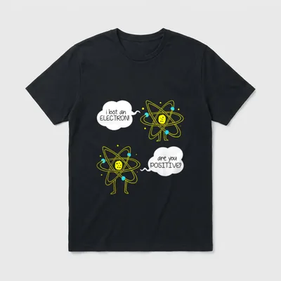 I Lost An Electron T-Shirt – Klassisches T-Shirt in Schwarz