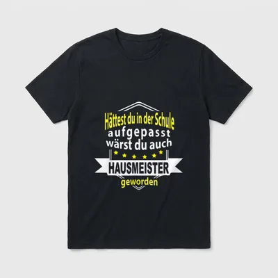 Hausmeister Facility Manager T T-Shirt – Klassisches T-Shirt in Schwarz