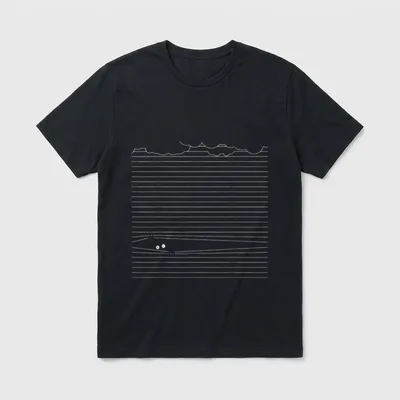 Schmulen zum Unwetter Wolken T-Shirt – Wolken, Rollo-Lamellen, zwei Augen im Spalt – Klassisches T-Shirt in Schwarz