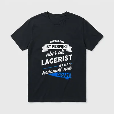 Lagerist Fachlagerist Lagerverwalter Spruch T-Shirt – Klassisches T-Shirt in Schwarz