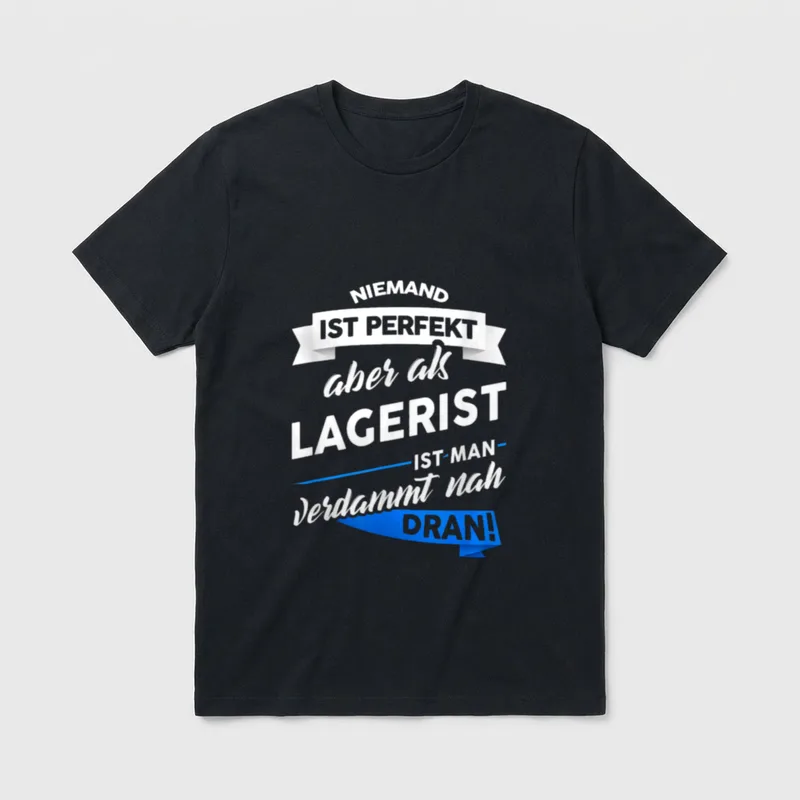 Lagerist Fachlagerist Lagerverwalter Spruch T-Shirt – Klassisches T-Shirt in Schwarz
