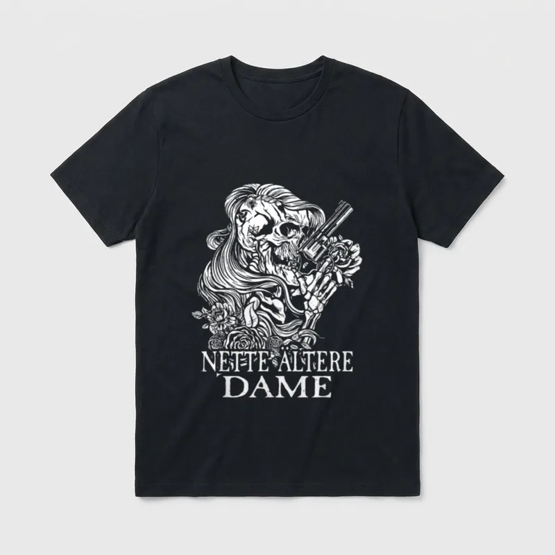 Böse Alte Frau I T-Shirt – Klassisches T-Shirt in Schwarz
