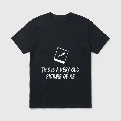 This is a Very T-Shirt – Klassisches T-Shirt in Schwarz
