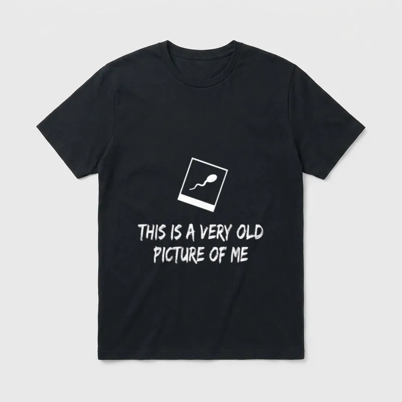 This is a Very T-Shirt – Klassisches T-Shirt in Schwarz