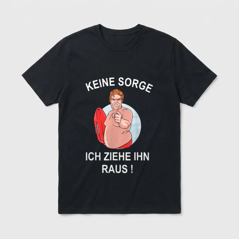 zweideutig Bademeister Spruch Keine T-Shirt – Klassisches T-Shirt in Schwarz