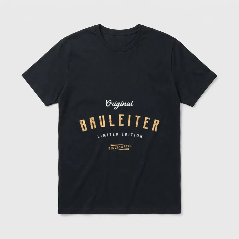 Lustige Bauleiter Geschenke Männer T-Shirt – Klassisches T-Shirt in Schwarz
