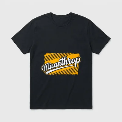 Misanthrop Misanthrop Menschenhass Statement T-Shirt – Klassisches T-Shirt in Schwarz