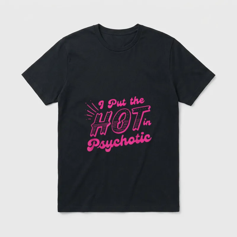 Lustiger Humor für mit Aufschrift I T-Shirt – Klassisches T-Shirt in Schwarz