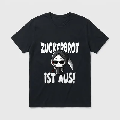 Zuckerbrot Ist Aus Geduldsfaden T-Shirt – Klassisches T-Shirt in Schwarz