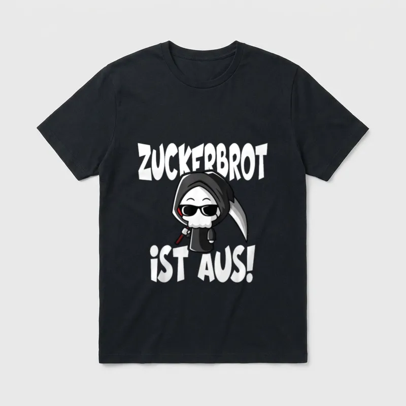 Zuckerbrot Ist Aus Geduldsfaden T-Shirt – Klassisches T-Shirt in Schwarz