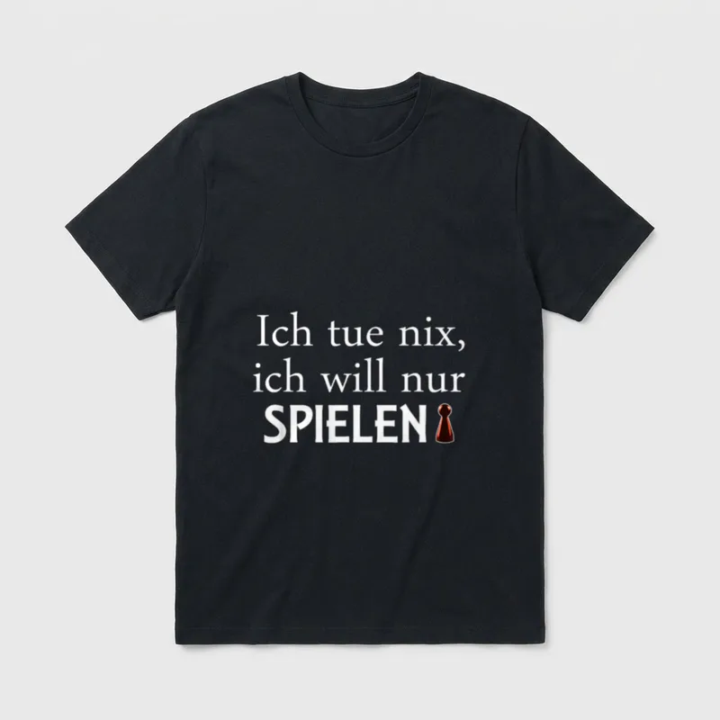 Spielen Brettspieler Spruch Boardgame T-Shirt – Klassisches T-Shirt in Schwarz
