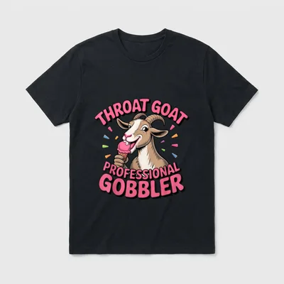 Funny Swap Throat Goat T-Shirt – Klassisches T-Shirt in Schwarz