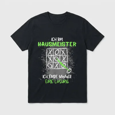 Hausmeister Facility Manager Spruch T-Shirt – Klassisches T-Shirt in Schwarz