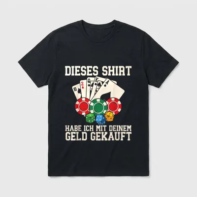 Mit Deinem Geld Gekauft T-Shirt – Klassisches T-Shirt in Schwarz