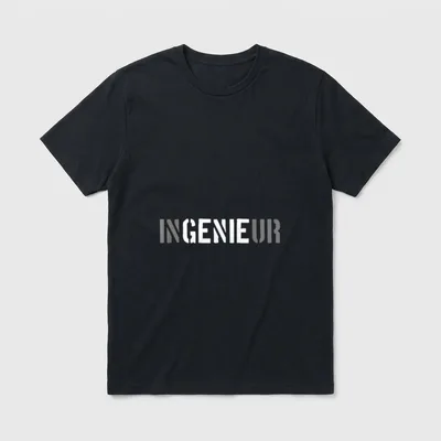 Ingenieur Genie Wirtschaftsingenieur Maschinenbau T-Shirt – Klassisches T-Shirt in Schwarz