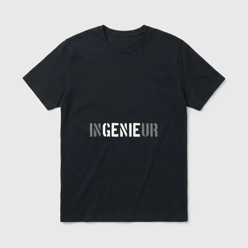 Ingenieur Genie Wirtschaftsingenieur Maschinenbau T-Shirt – Klassisches T-Shirt in Schwarz