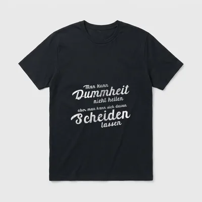 Witziger Trennung Spruch T-Shirt – Klassisches T-Shirt in Schwarz