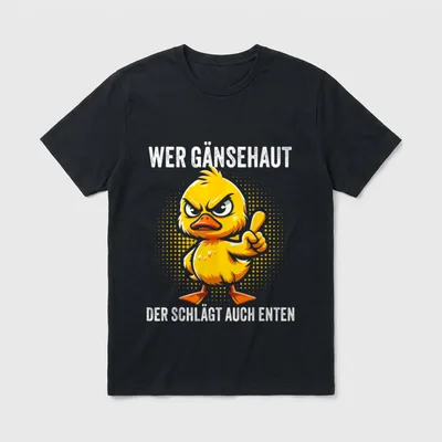 Wer Gänsehaut der schlägt T-Shirt – Klassisches T-Shirt in Schwarz